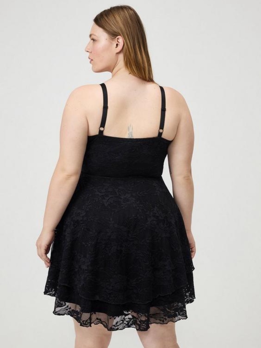NWT Torrid Black Corset Mini Dress - Picture 2 of 8